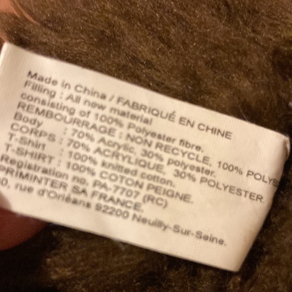 Burberry Fragrance The Byron Bear Plush 10" Teddy Bear Nova Check Sweater - Picture 6 of 6